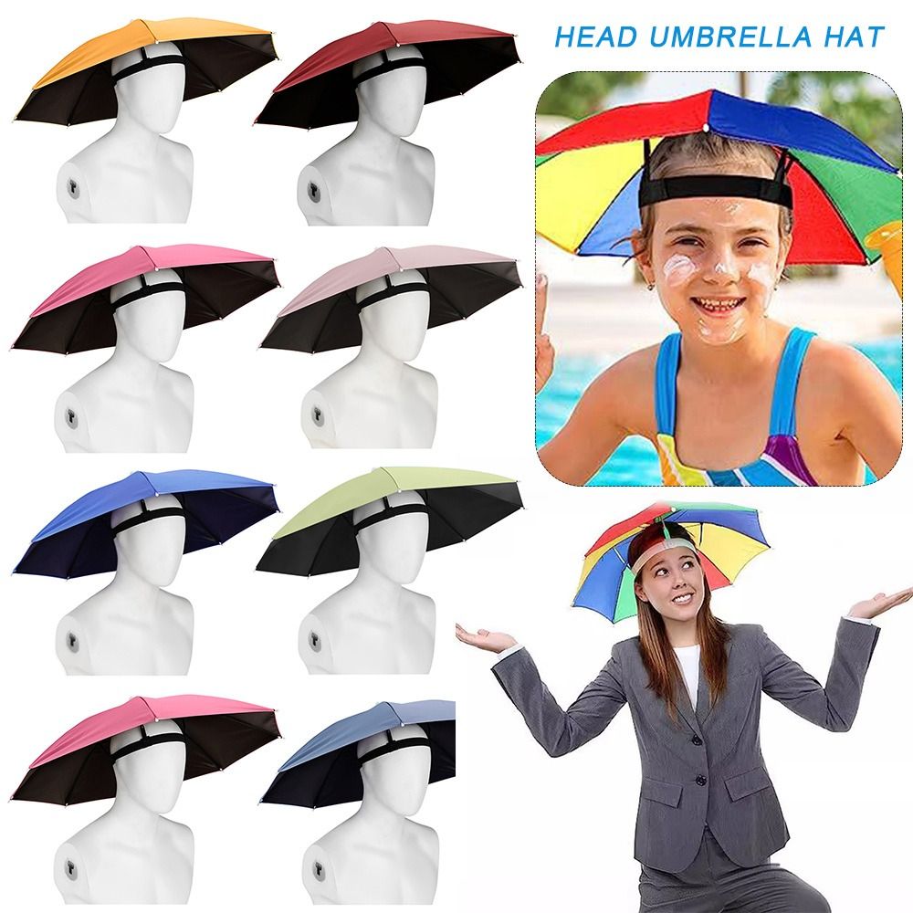 Parasol Umbrella Large - Topi Payung Pelindung Matahari Portabel, Topi