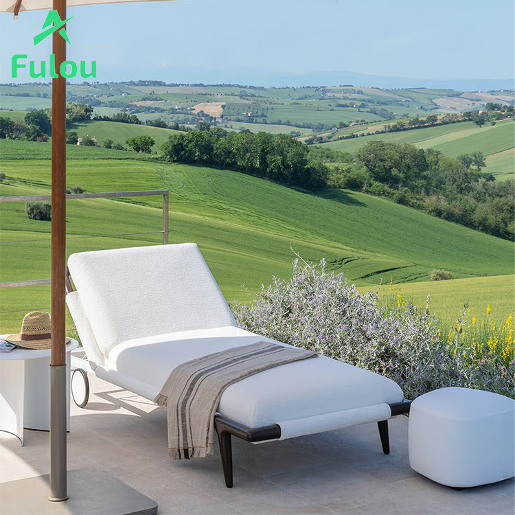 Outdoor Furniture Quick Dry - Kursi Santai Aluminium Modern Tahan UV