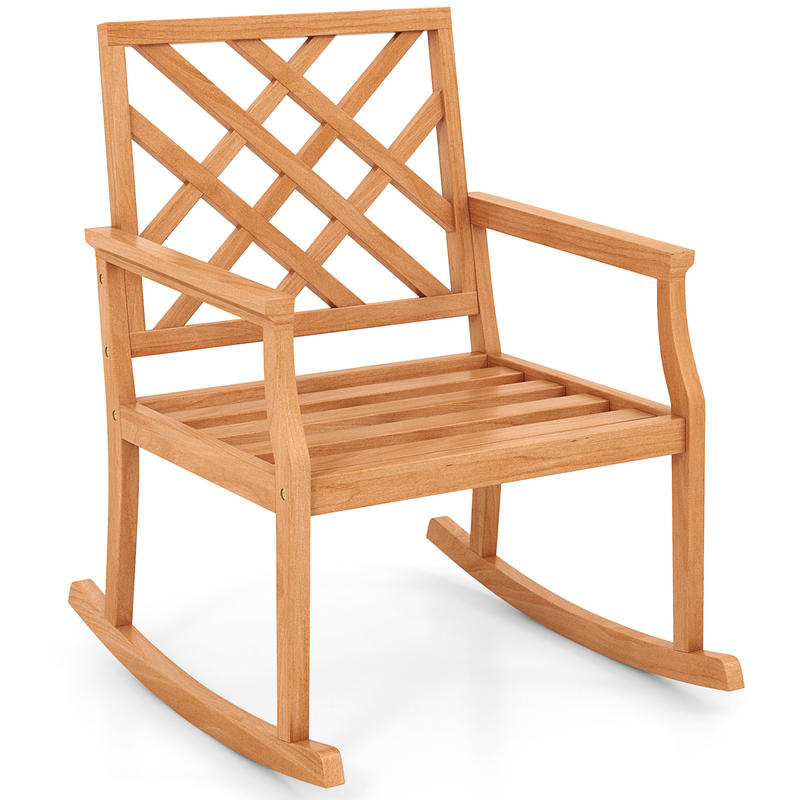 Outdoor Furniture Rocking Chair - Kursi Goyang Kayu Jati 36 Inci,