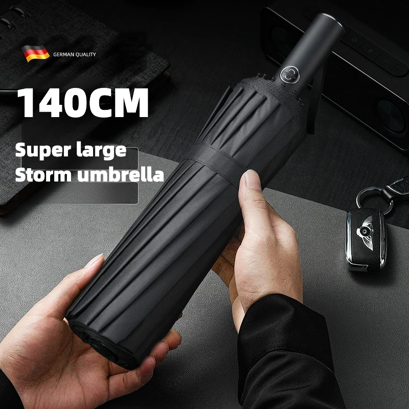 Parasol Umbrella Large - Payung lipat otomatis 140CM Super besar