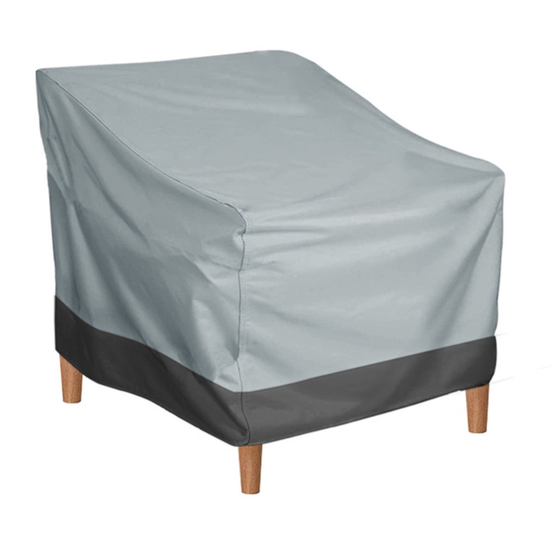Outdoor Furniture Grey - Penutup Kursi Teras Kain Oxford Tahan
