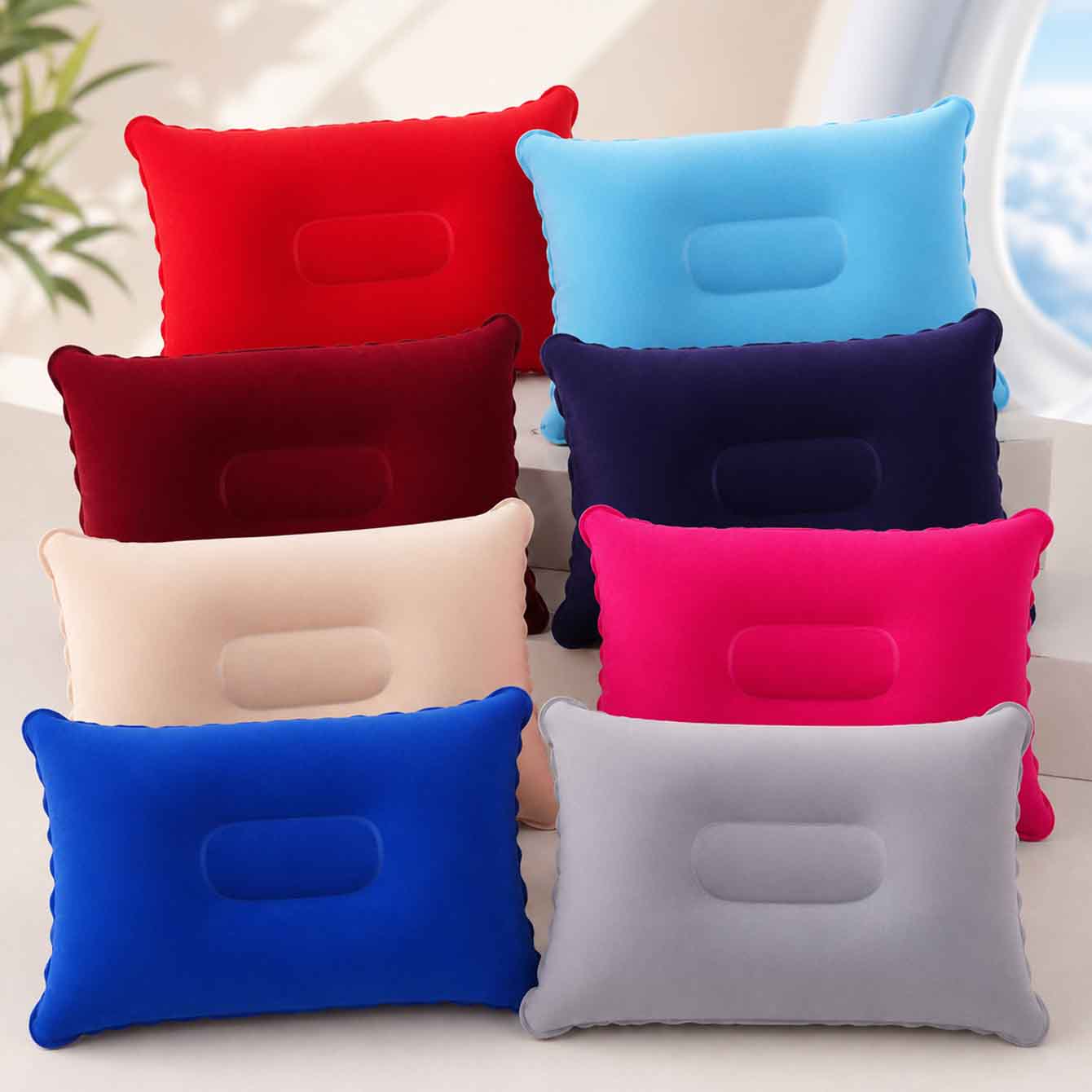 Outdoor Furniture Pillows - 2 Paket Bantal Tiup Ultralight Kecil