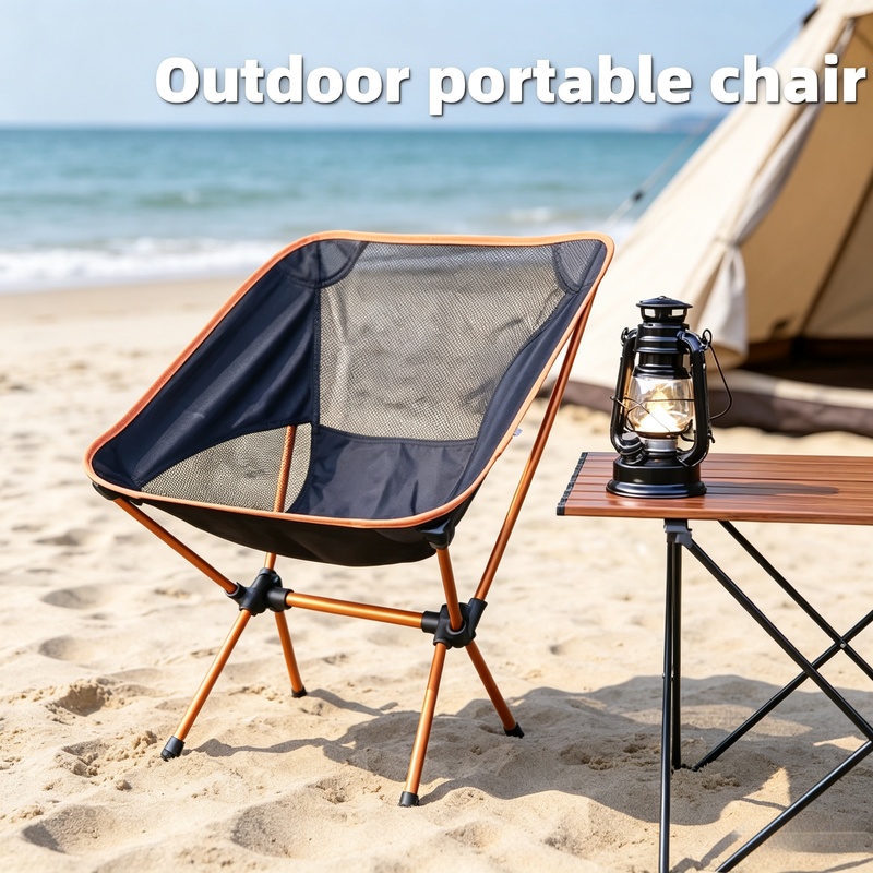 Outdoor Furniture Rocking Chair - Kursi Bulan dari Paduan Aluminium Ultra-Ringan,