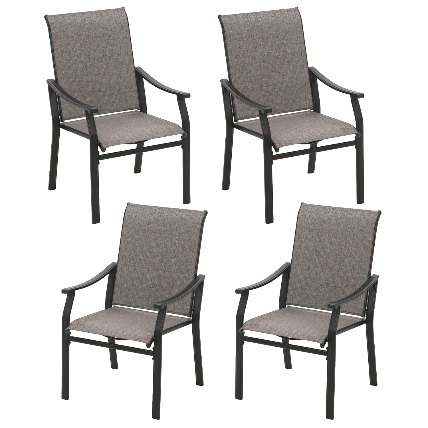 Outdoor Furniture Quick Dry - Kursi Makan Luar Ruangan dari Logam,