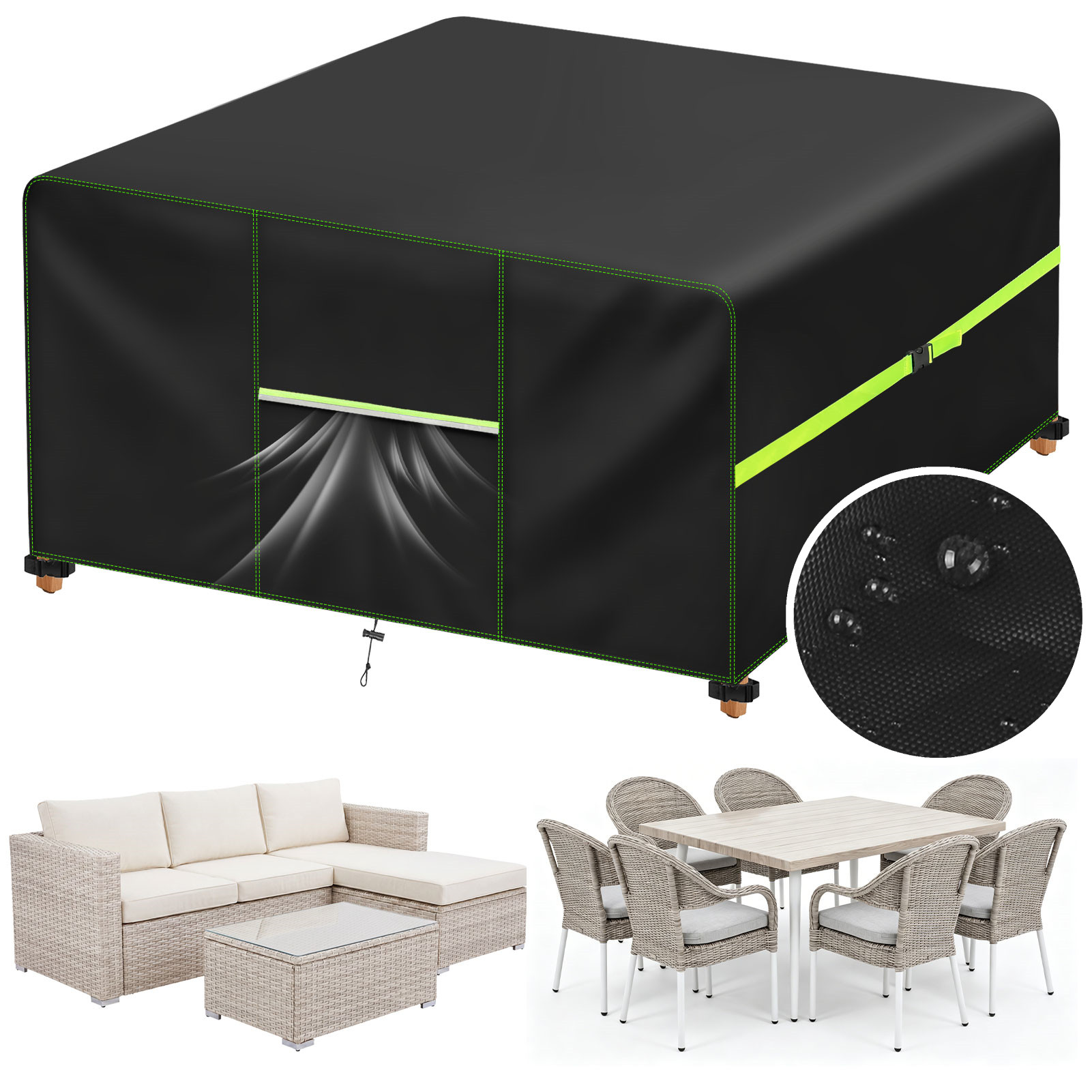 Outdoor Furniture Manufacturer - Penutup Furnitur Taman dengan Ventilasi Udara