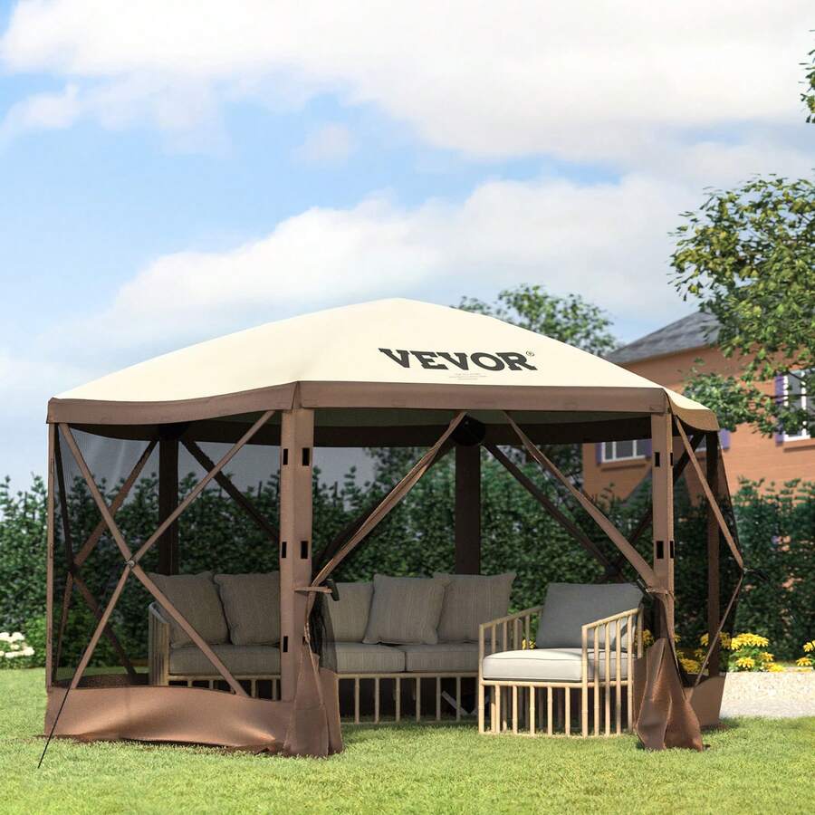 Gazebo Pop Up - Tenda Gazebo Berpenutup Layar, Tenda Gazebo