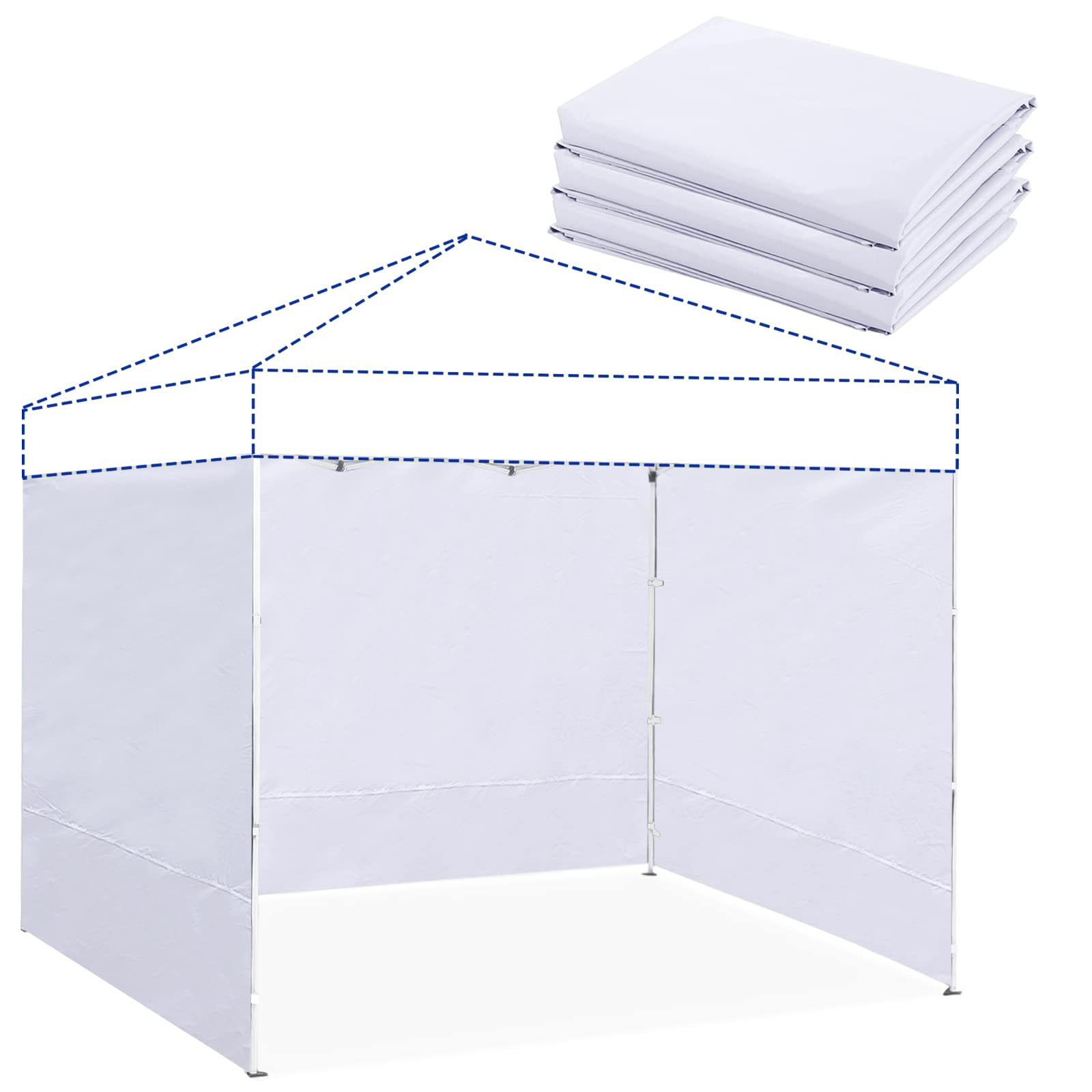 Gazebo Pop Up - Tenda Kanopi Sunwall Sidewall Gazebo Tahan