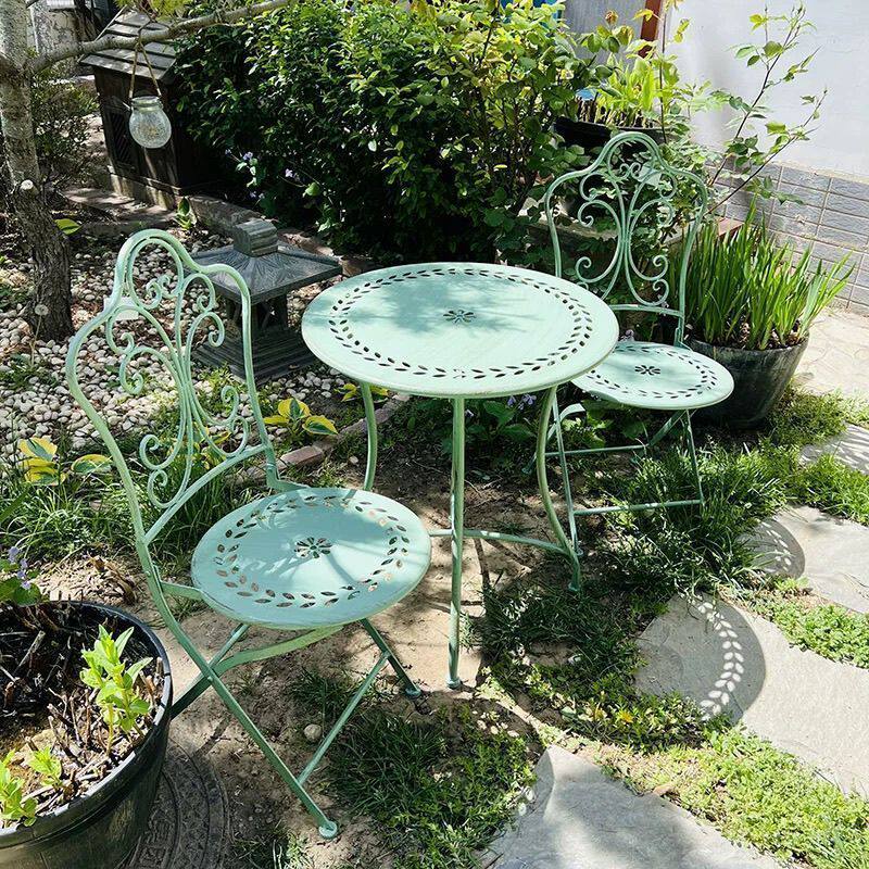 Outdoor Furniture Iron - Meja dan Kursi Besi Gaya Prancis