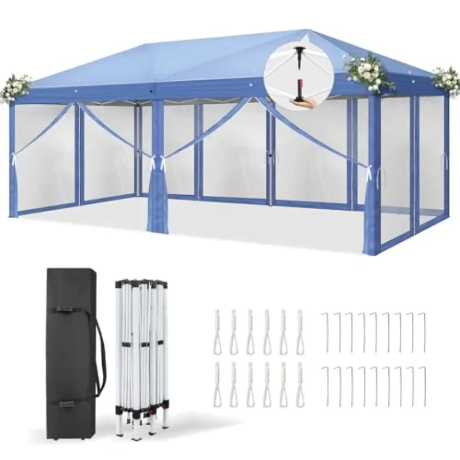 Gazebo Pop Up - Tenda Pop Up 10x20 dengan Dinding