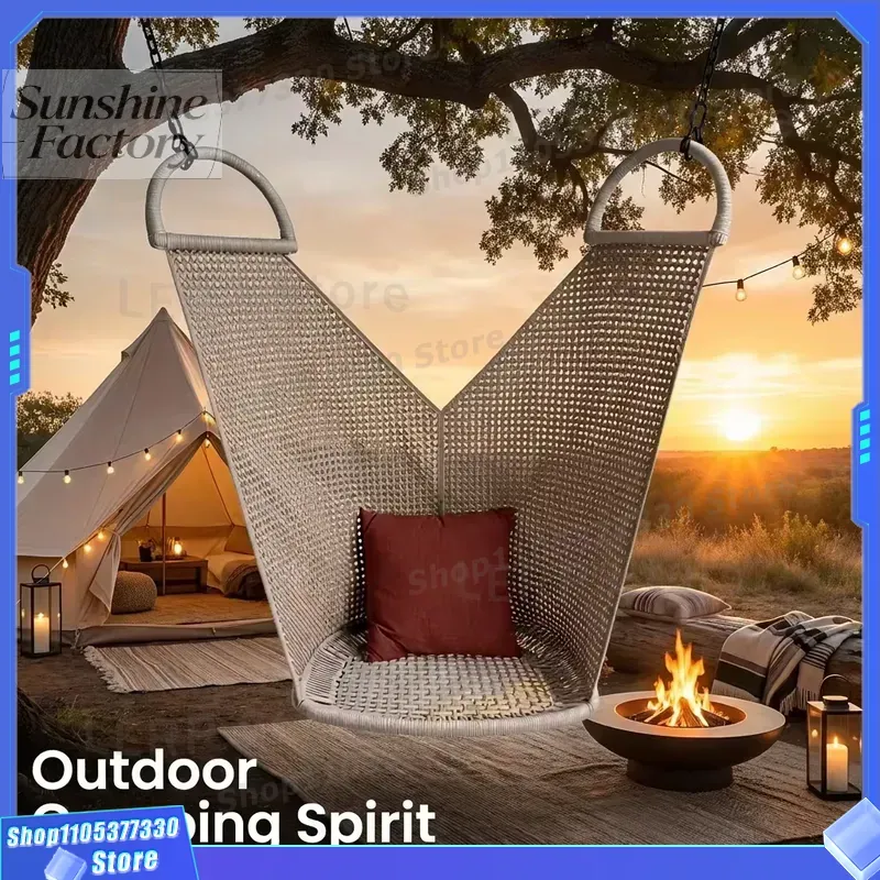 Outdoor Furniture Quick Dry - Kursi Ayun Telur Poliester Transparan Mediterania