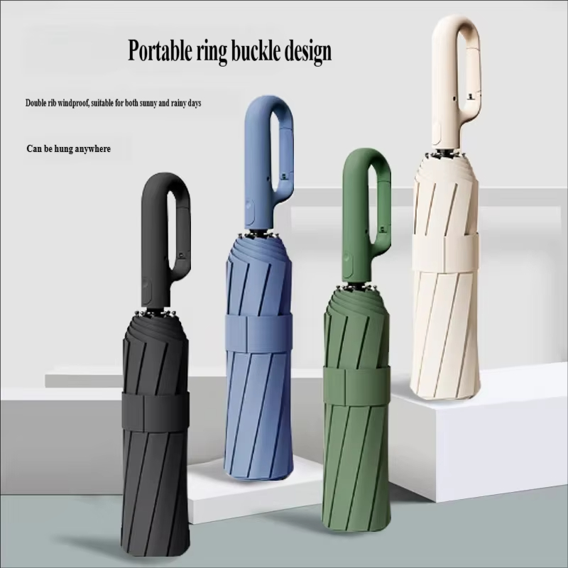 Parasol Umbrella Large - Payung Lipat Otomatis Besar dengan Gesper