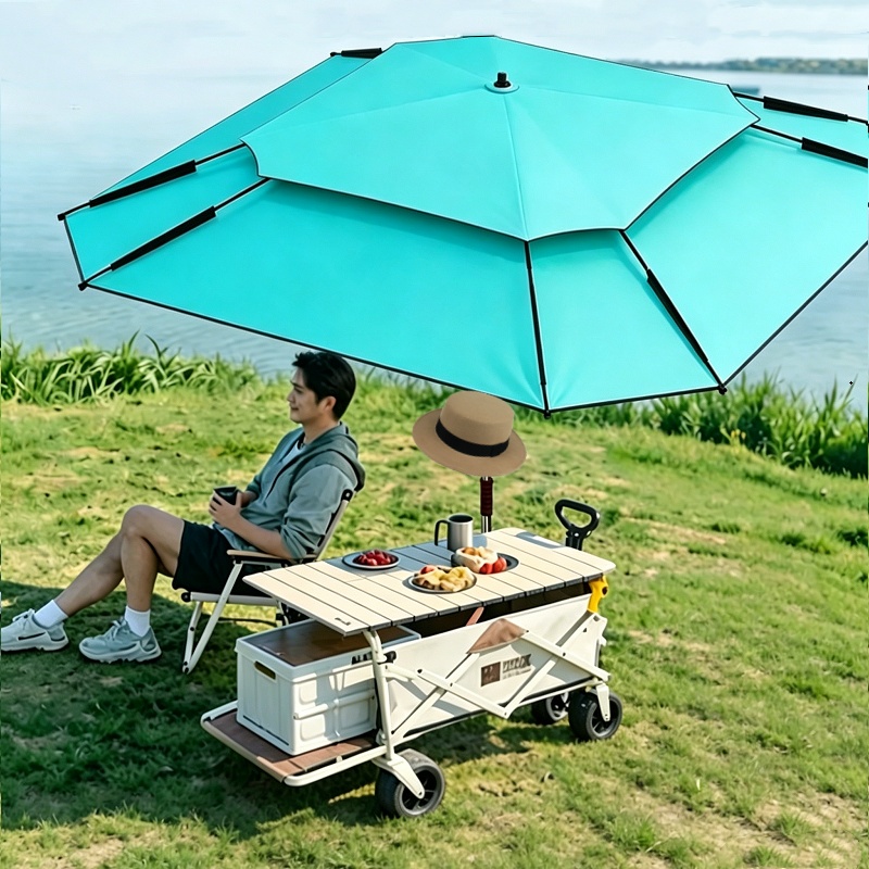 Parasol Umbrella Large - Payung Pancing Oktagonal Baru 2.0-2.6M, Payung