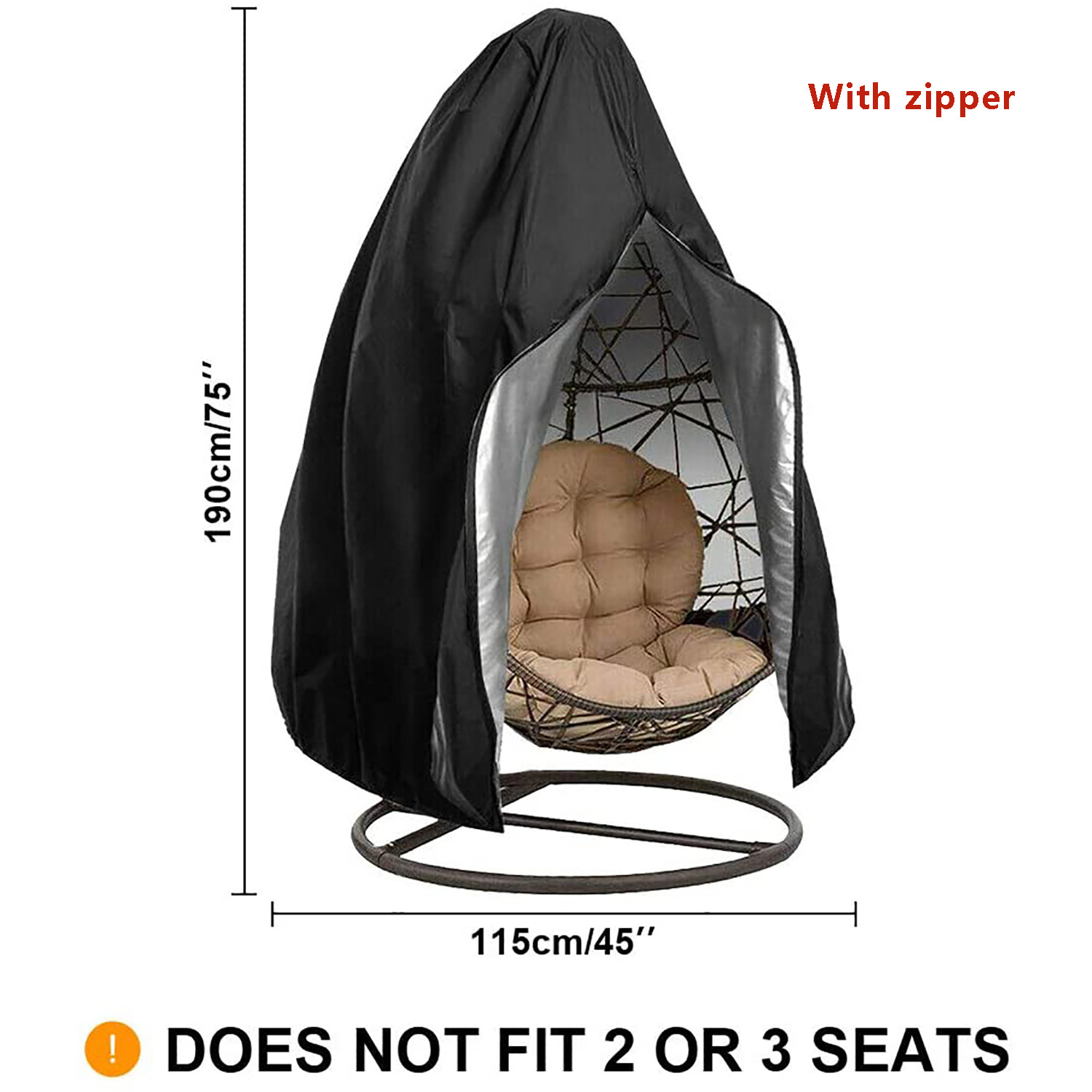 1 Buah Penutup Kursi Telur Gan - Outdoor Furniture Rocking Chair ulasan dan harga