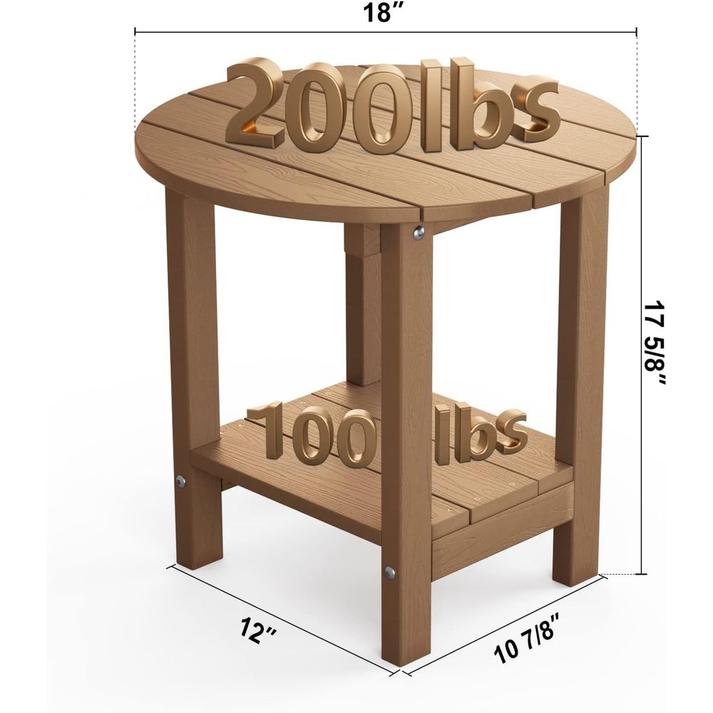 Meja Samping Luar Ruangan 18 I - Outdoor Furniture Table ulasan dan harga