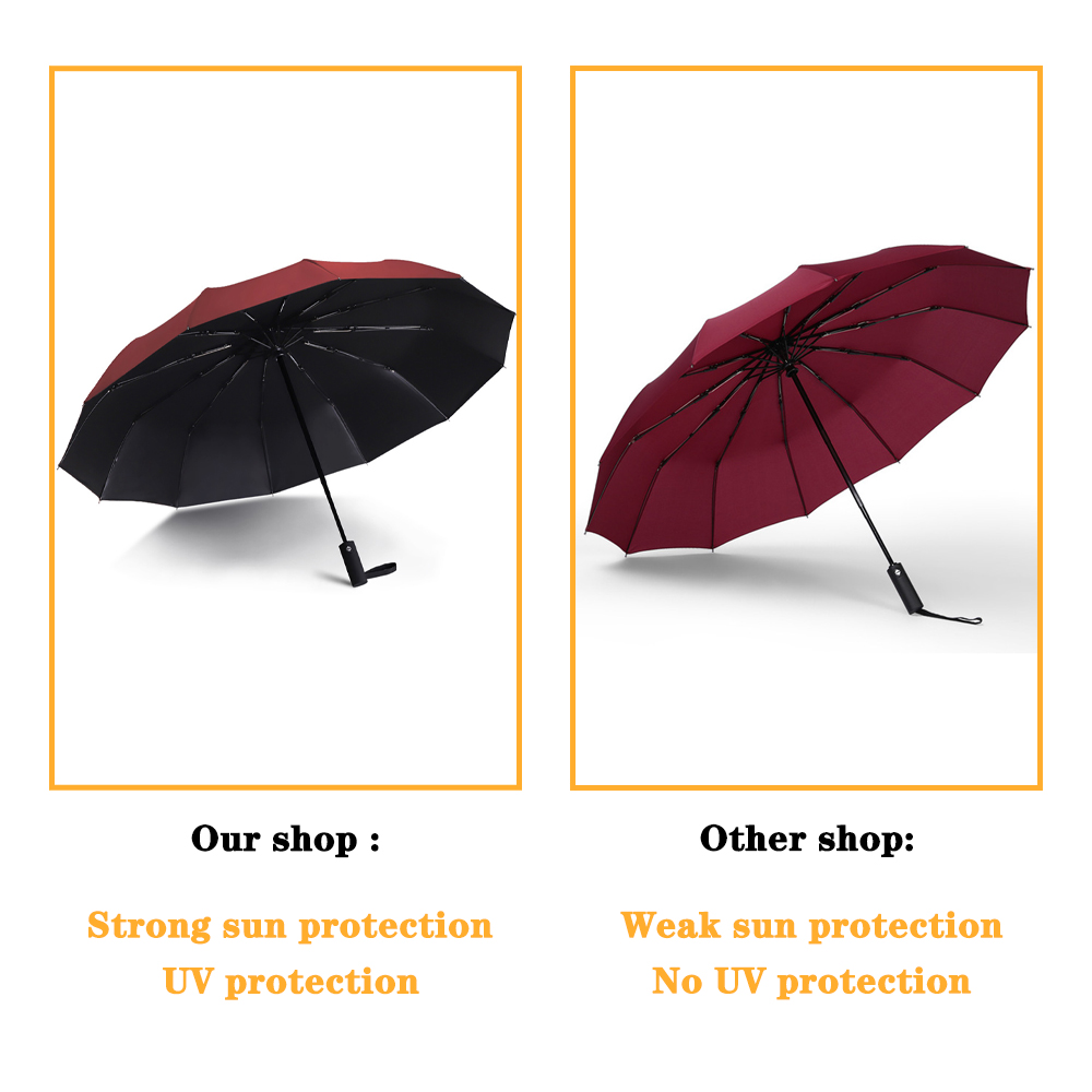 Payung Lipat Otomatis Tahan An - Parasol Umbrella Large ulasan dan harga