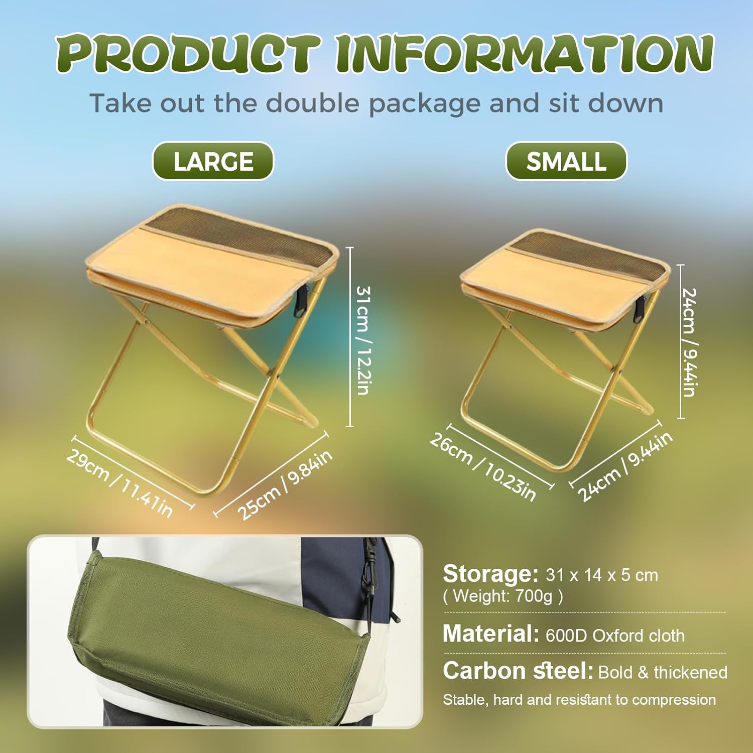 Kursi Lipat Portabel GMOX 1.5l - Outdoor Furniture Rocking Chair ulasan dan harga