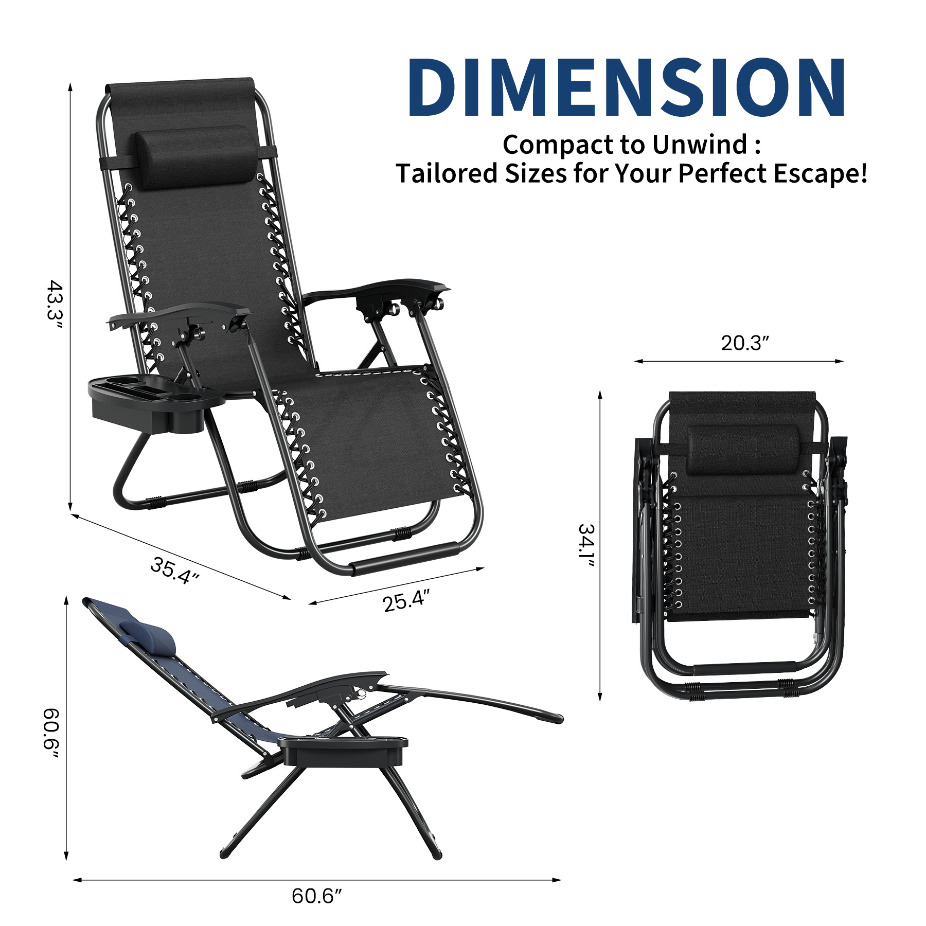 Kursi Santai Teras Tanpa Beban - Outdoor Furniture Quick Dry ulasan dan harga