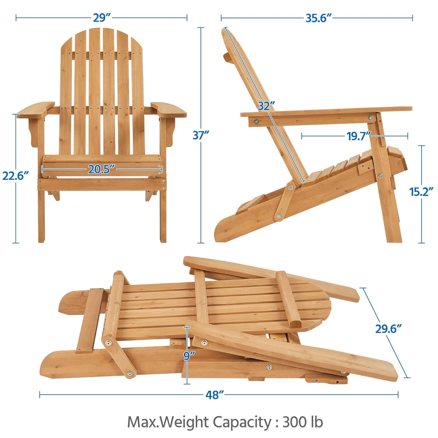 Set Kursi Adirondack Lipat 2 B - Outdoor Furniture Set With Fire Pit ulasan dan harga
