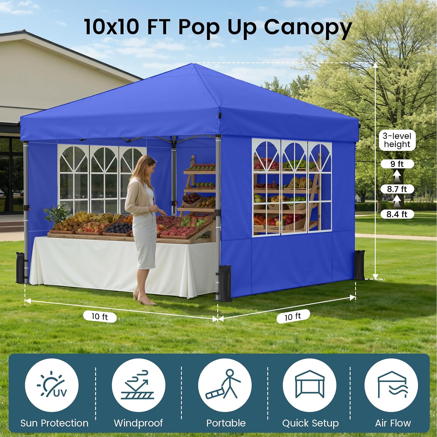 Tenda Pop Up 10x10 kaki dengan - Gazebo Pop Up ulasan dan harga