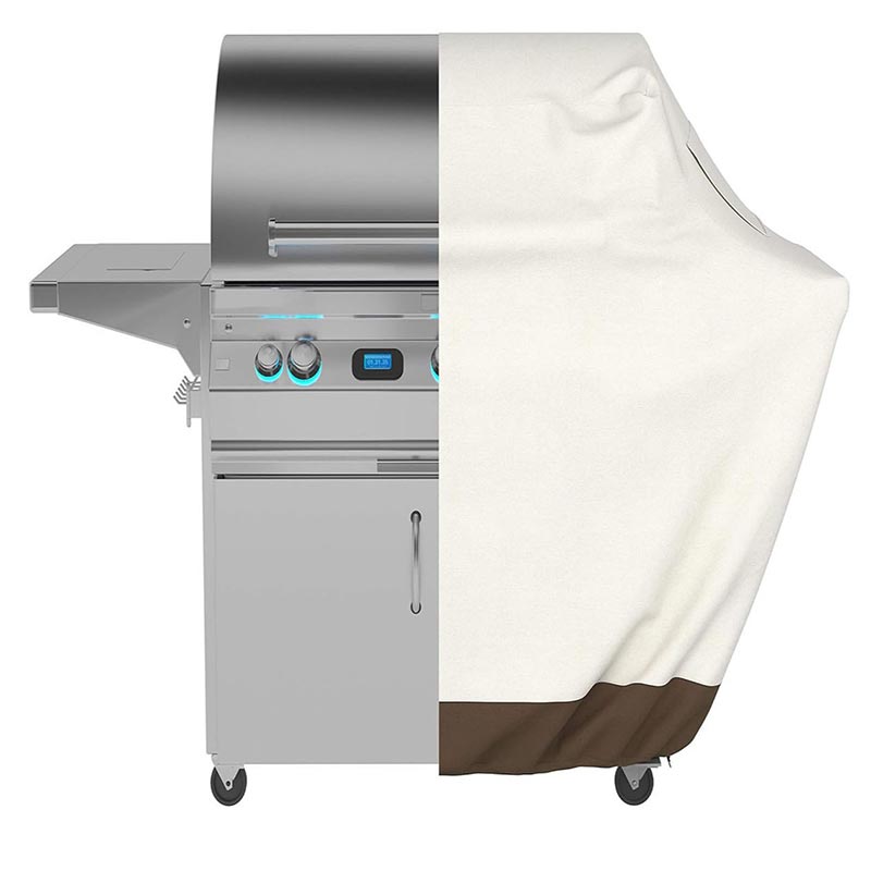 210D BBQ Beige Penutup Panggan - Outdoor Furniture Manufacturer ulasan dan harga