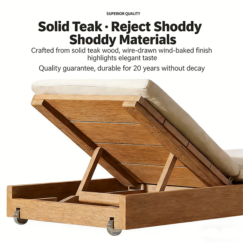 Kursi Santai Kayu Jati Outdoor - Outdoor Furniture Quick Dry ulasan dan harga