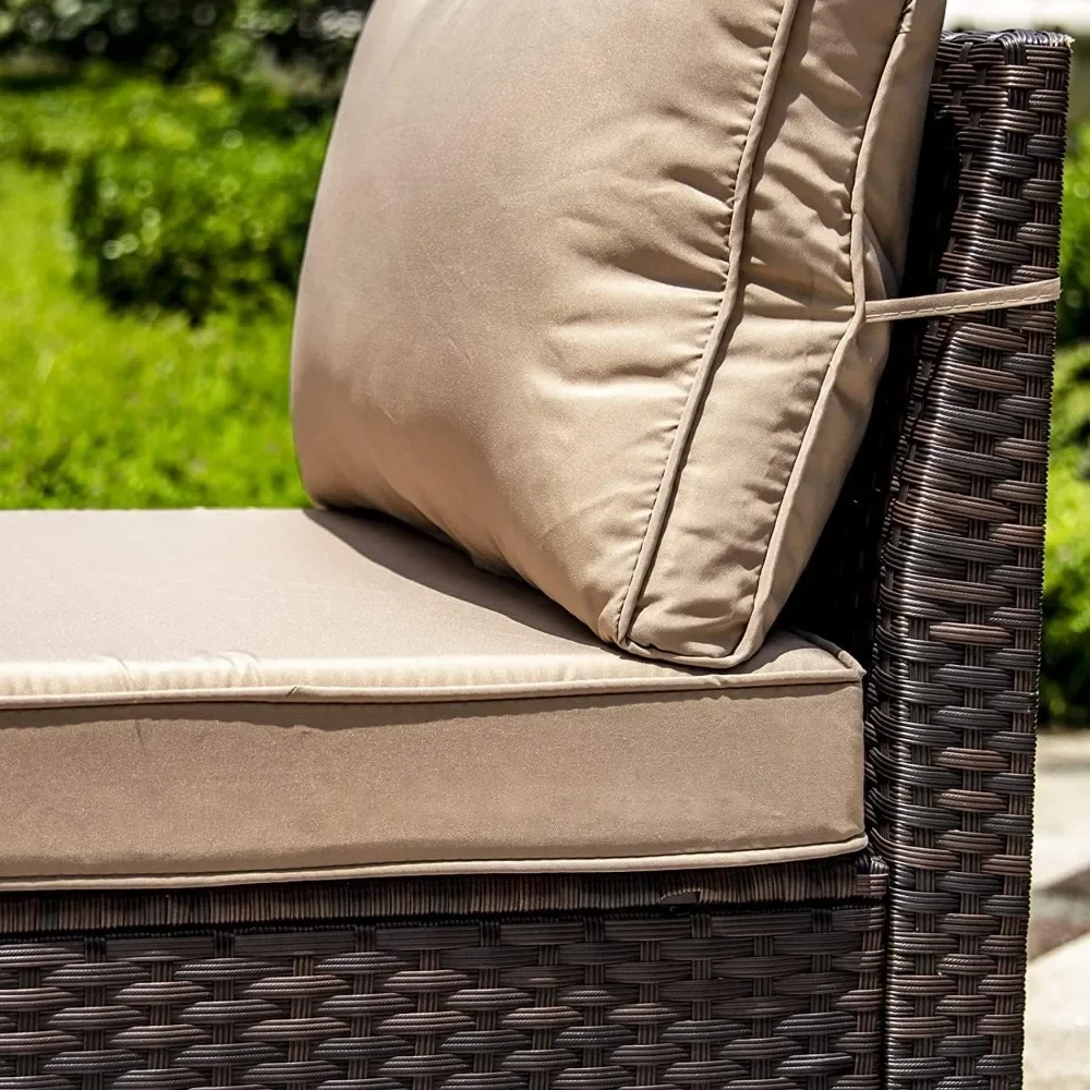 -Set Furnitur Teras dengan Mej - Outdoor Furniture Set With Fire Pit ulasan dan harga