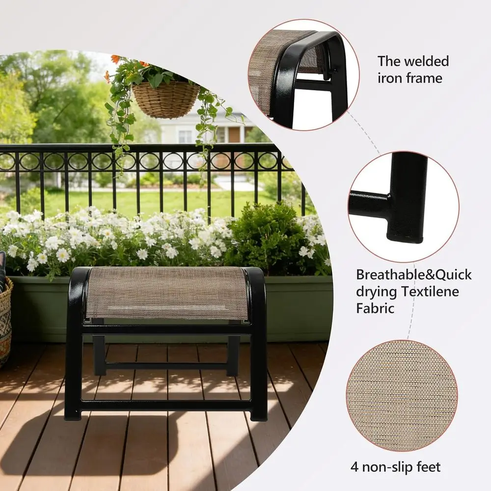 Set Ottoman Teras, Furnitur An - Outdoor Furniture Iron ulasan dan harga