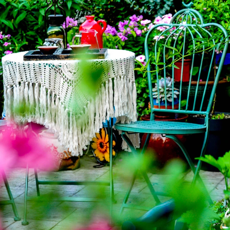 Kursi taman luar ruangan, meja - Outdoor Furniture Iron ulasan dan harga