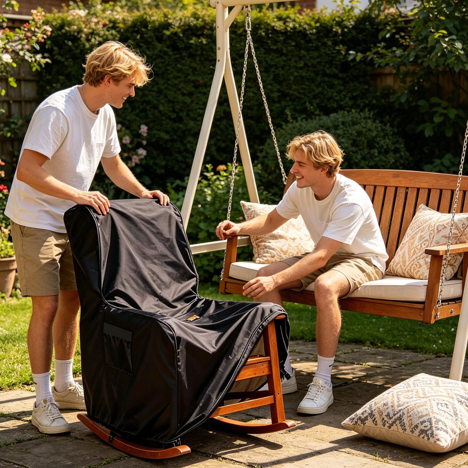 Penutup Kursi Santai Pelindung - Outdoor Furniture With Covers ulasan dan harga