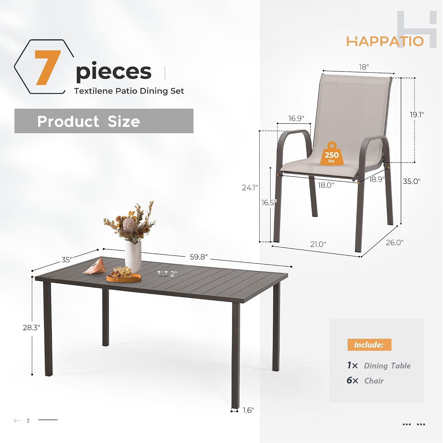 Set Meja Makan Teras Luar Ruan - Outdoor Furniture Quick Dry ulasan dan harga