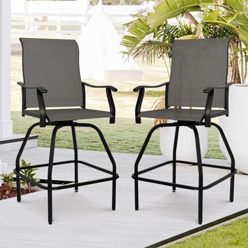 Set Bar Patio 2pcs Kursi Bar P - Outdoor Furniture Grey ulasan dan harga