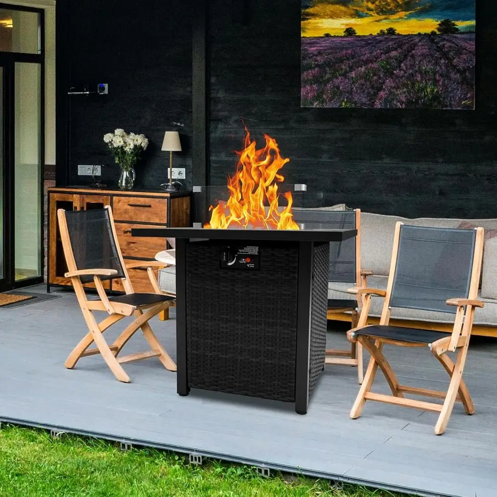 Set Furnitur Teras Luar Ruanga - Outdoor Furniture Set With Fire Pit ulasan dan harga