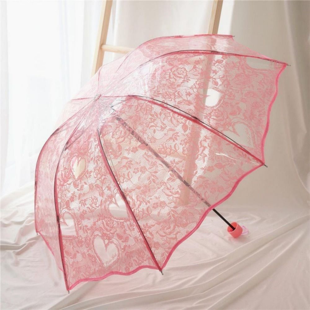 Payung Lipat Vintage Berenda T - Parasol Umbrella Large ulasan dan harga