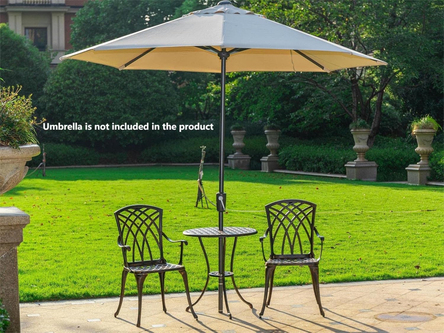 Set bistro luar ruangan 3 bagi - Outdoor Furniture Table ulasan dan harga