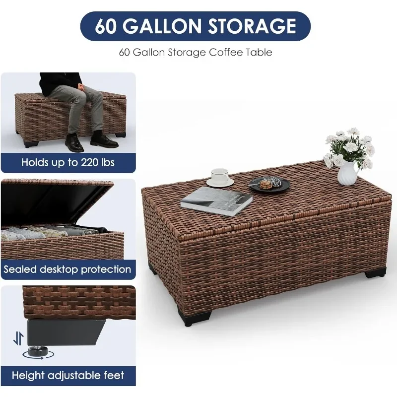 Satu Set Furnitur dengan Meja  - Outdoor Furniture Set With Fire Pit ulasan dan harga