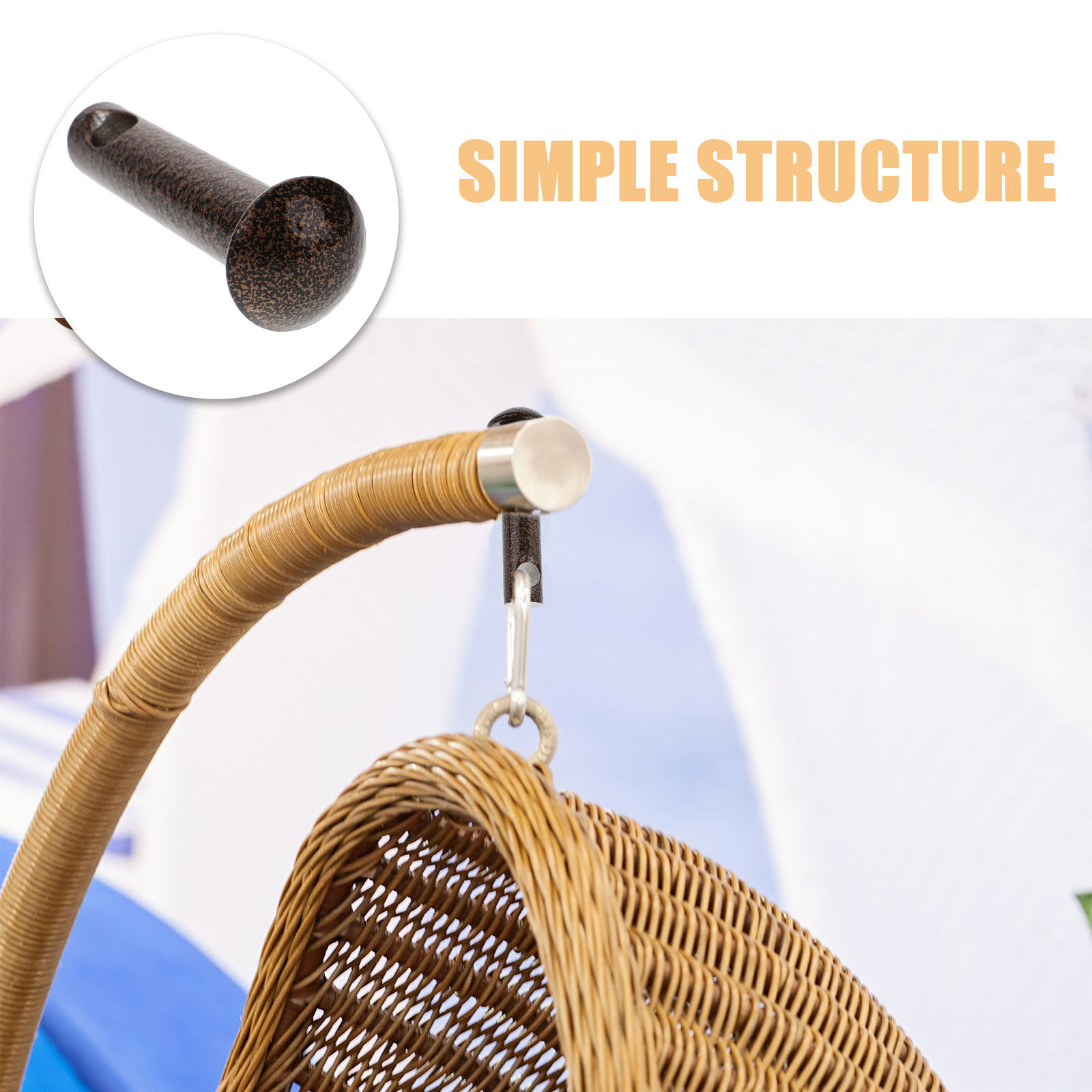 2 Buah Pin Penyangga Kursi Ham - Outdoor Furniture Heavy Duty ulasan dan harga