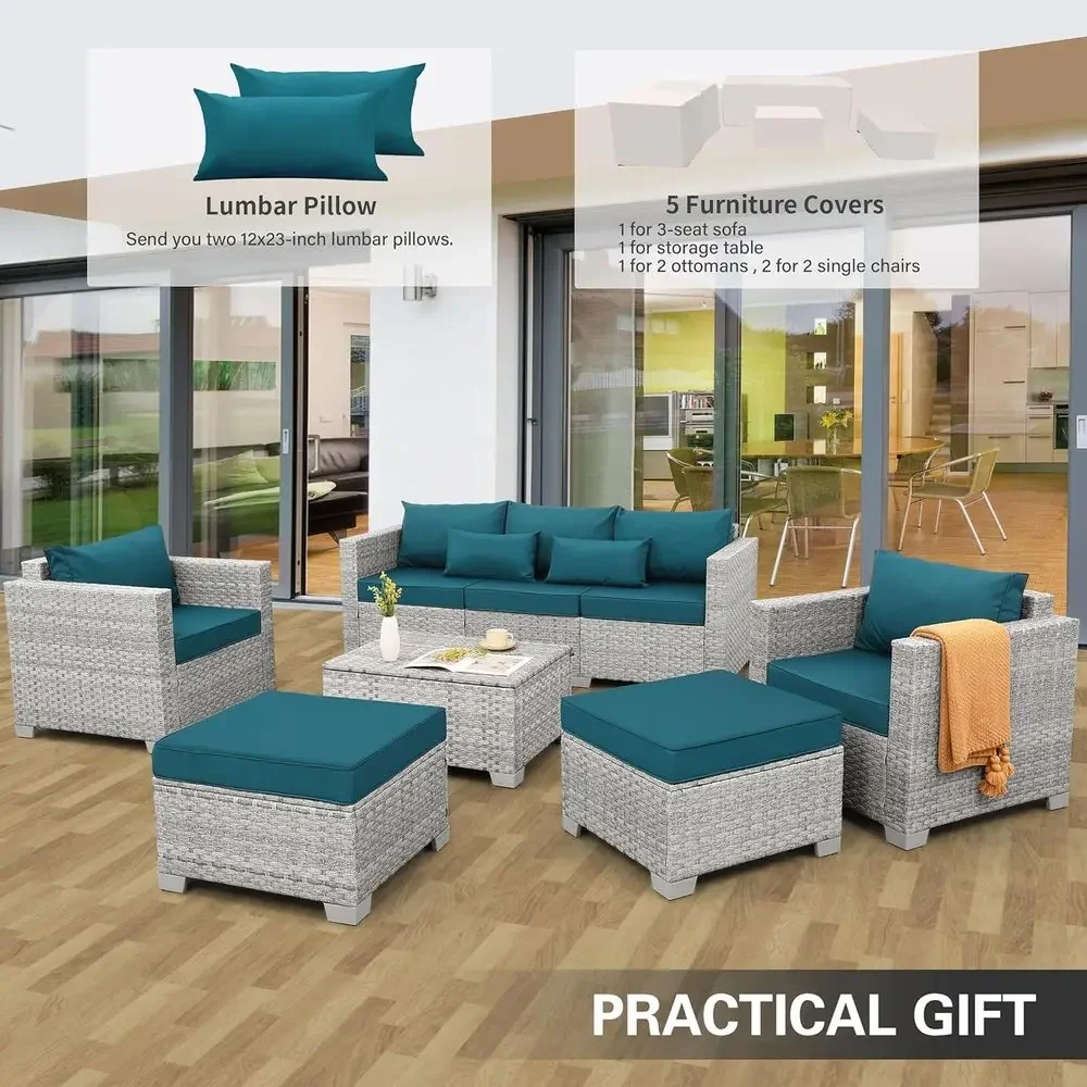 Set Furnitur Teras Luar Ruanga - Outdoor Furniture Grey ulasan dan harga