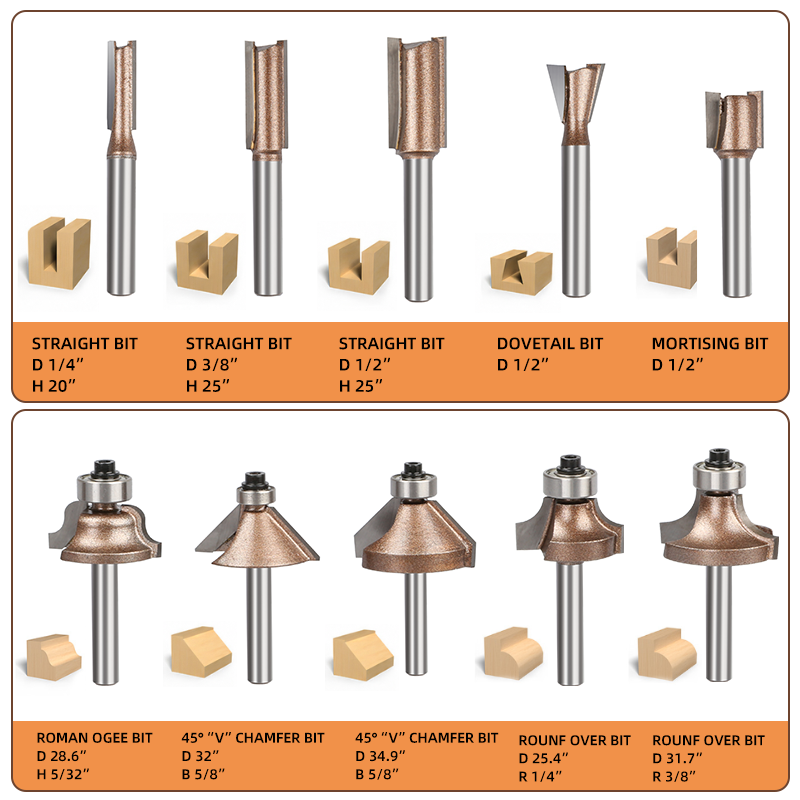 15Pcs 1/4