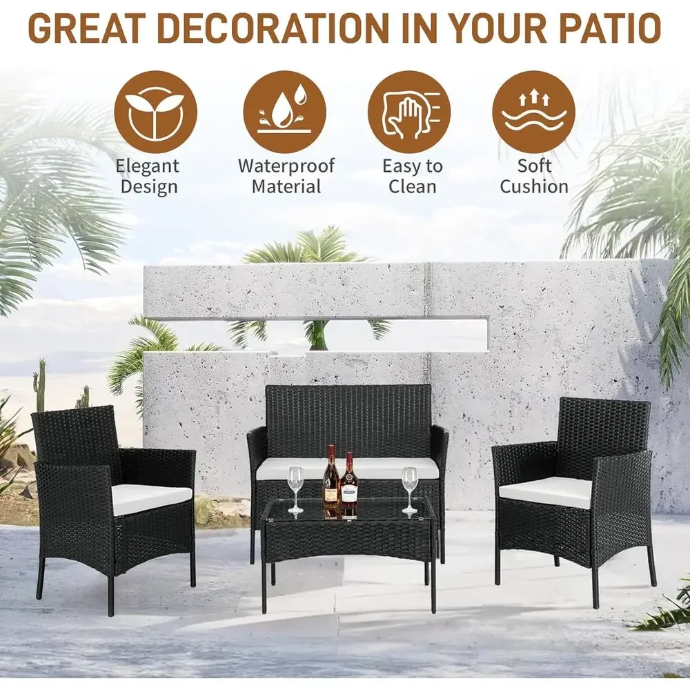 Set Furnitur Teras Luar Ruanga - Outdoor Furniture Loveseat ulasan dan harga