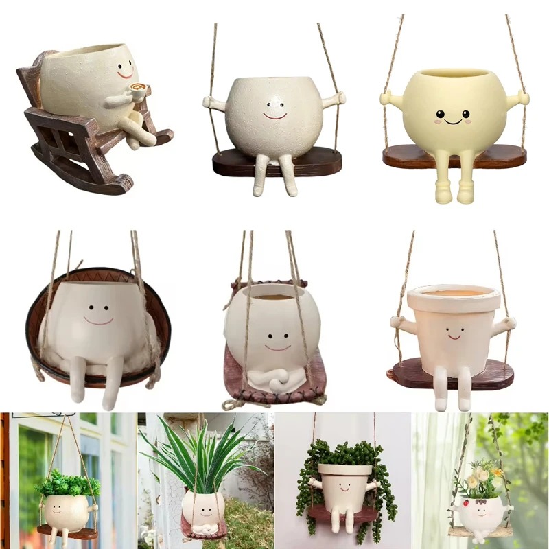 Pot Tanaman Sukulen Bentuk Kep - Outdoor Furniture Rocking Chair ulasan dan harga
