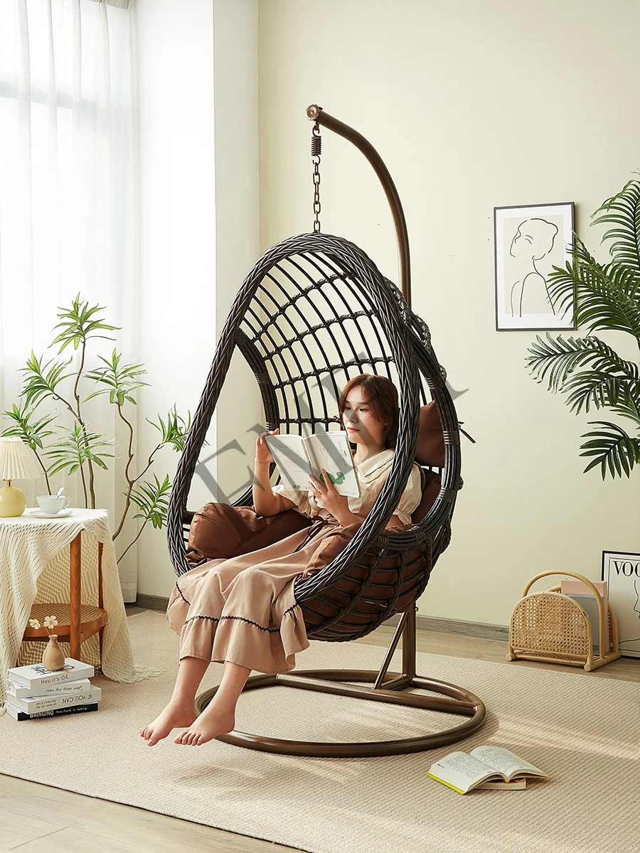 Kursi Gantung Rotan, Ayunan Da - Outdoor Furniture Iron ulasan dan harga