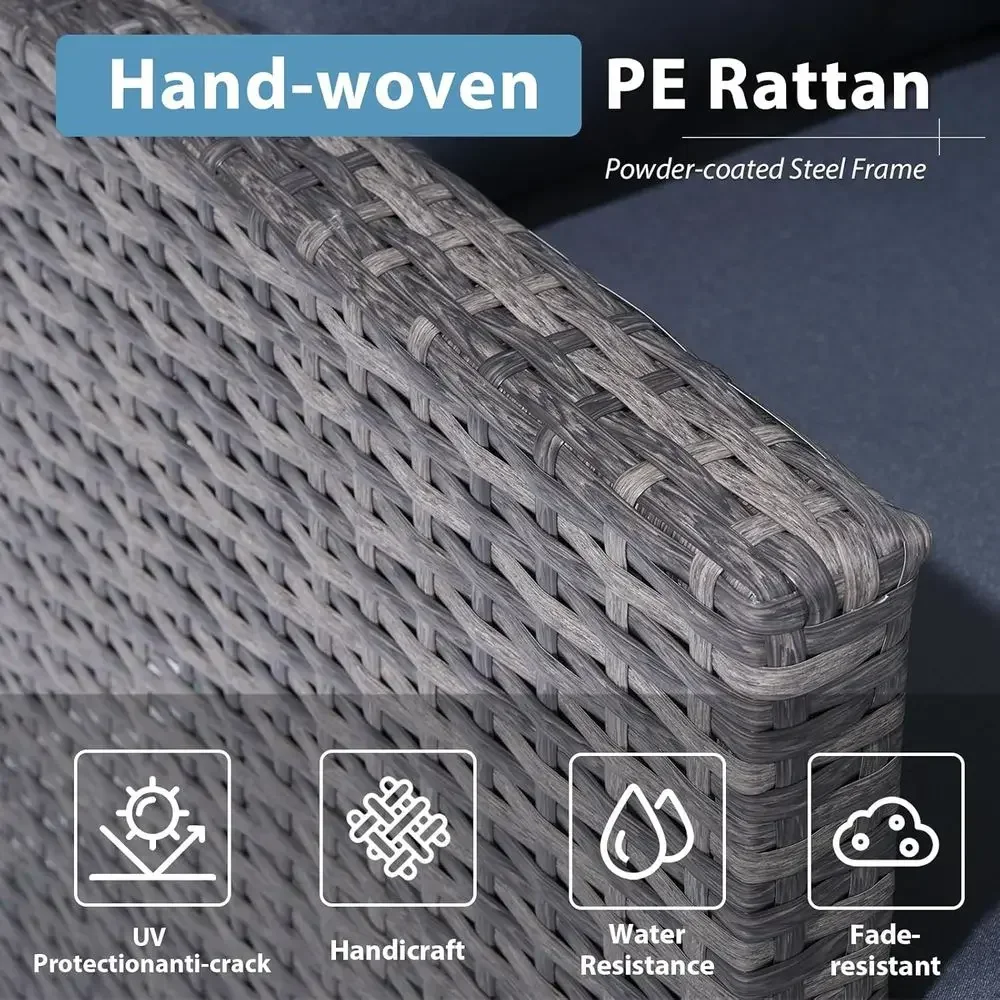 Set Furnitur Teras Luar Ruanga - Outdoor Furniture Grey ulasan dan harga