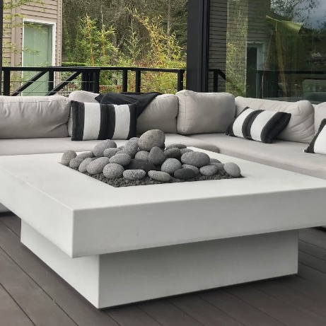 Set Sofa Luar Ruangan dengan M - Outdoor Furniture Set With Fire Pit ulasan dan harga