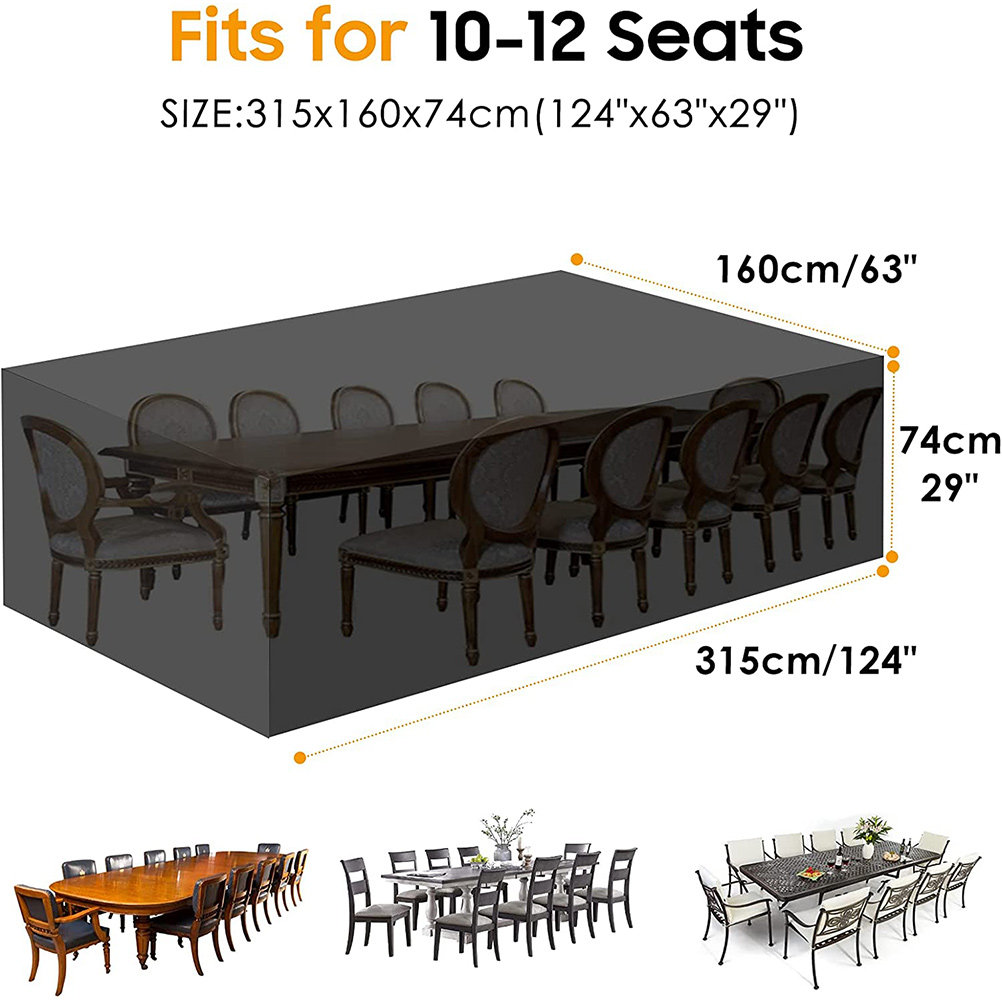 Penutup Meja Taman Tahan Air K - Outdoor Furniture Table ulasan dan harga