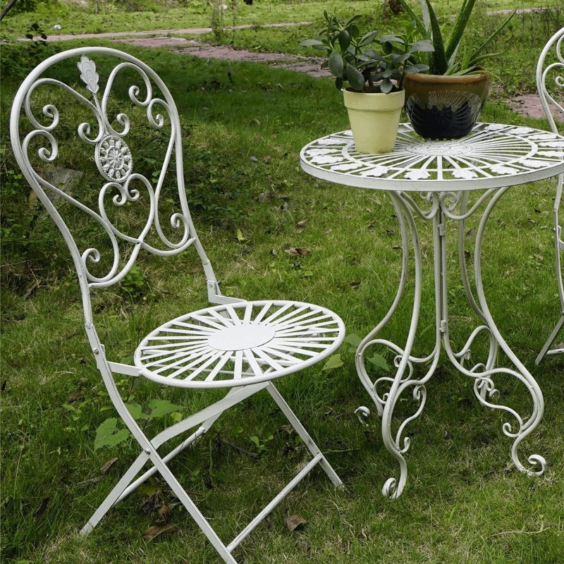 Meja dan Kursi Besi Vintage Pr - Outdoor Furniture Iron ulasan dan harga
