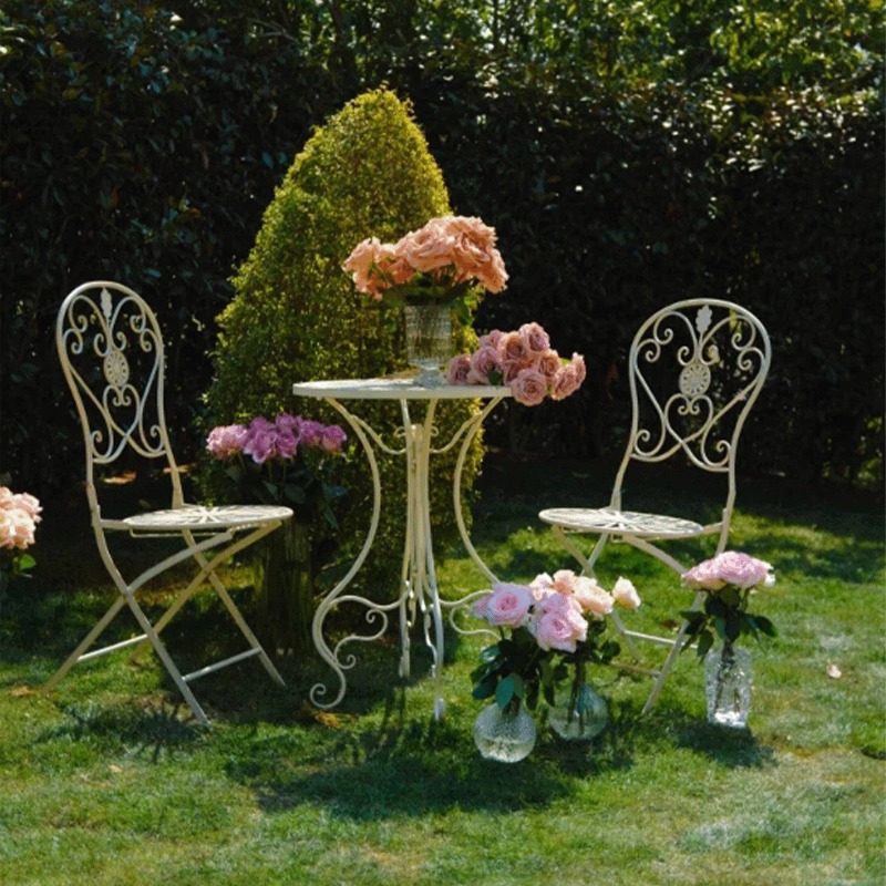 Meja dan Kursi Besi Vintage Pr - Outdoor Furniture Iron ulasan dan harga