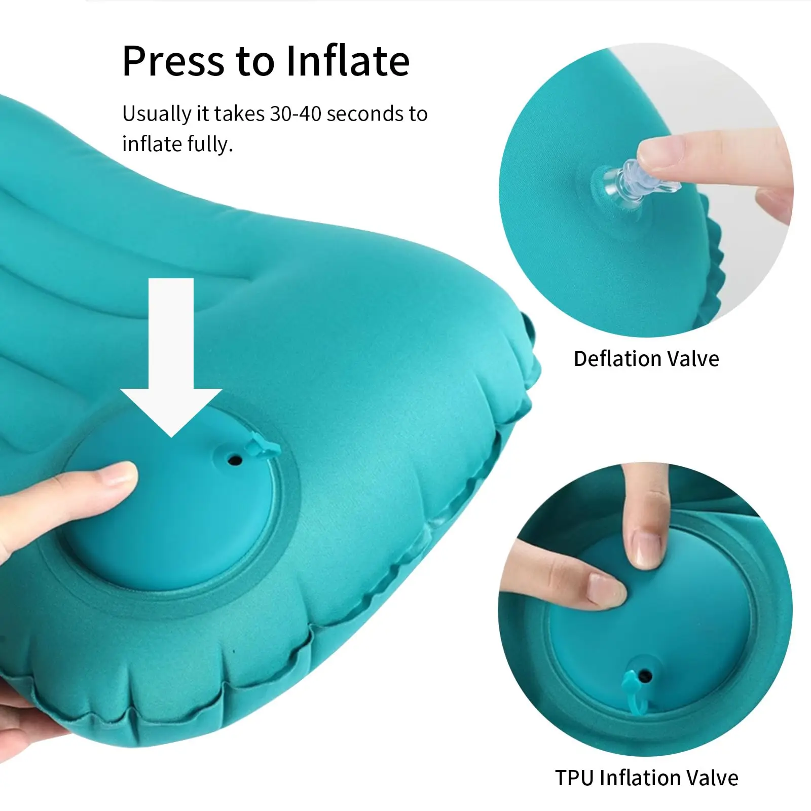 Bantal tiup portabel nyaman, b - Outdoor Furniture Pillows ulasan dan harga