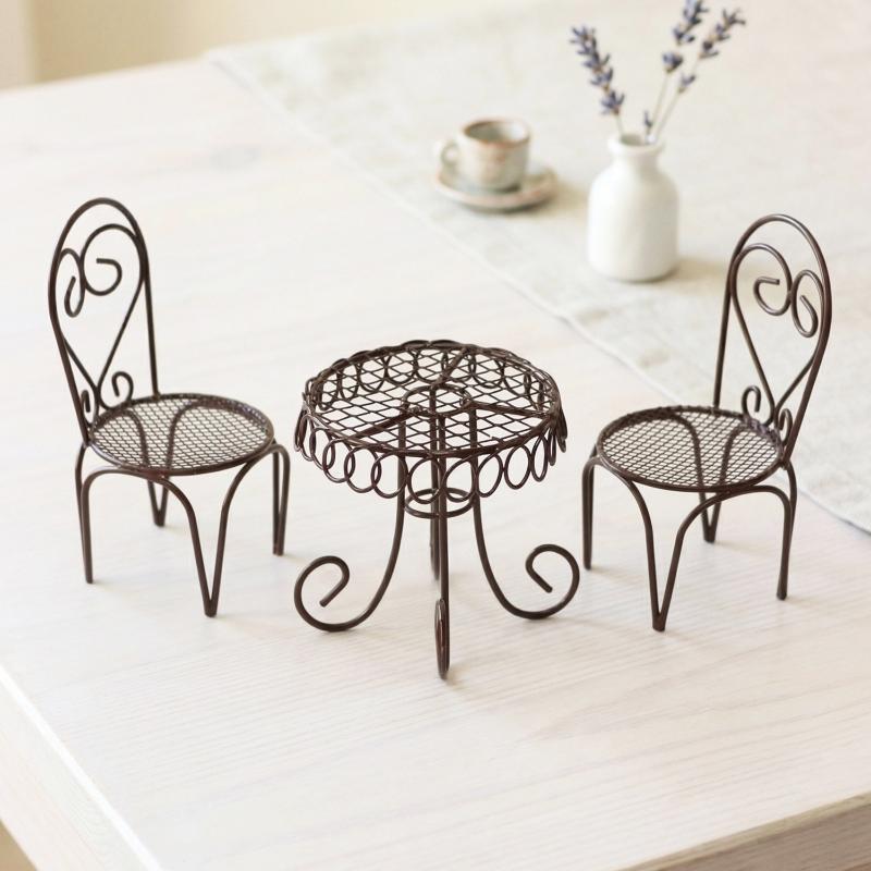 1/3 Buah Aksesori Properti Orn - Outdoor Furniture Table ulasan dan harga