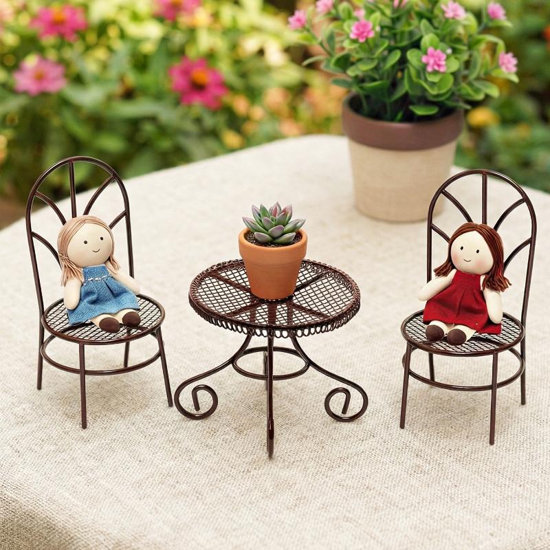 1/3 Buah Aksesori Properti Orn - Outdoor Furniture Table ulasan dan harga