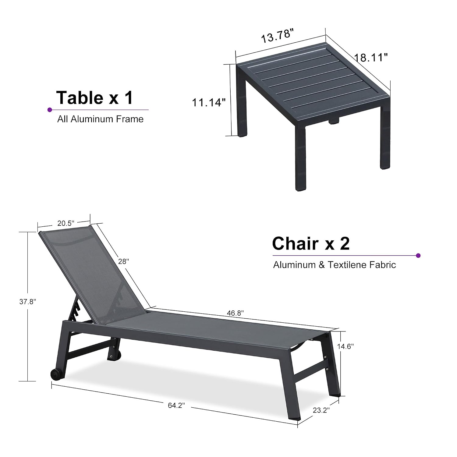 Set Kursi Santai Luar Ruangan  - Outdoor Furniture Quick Dry ulasan dan harga